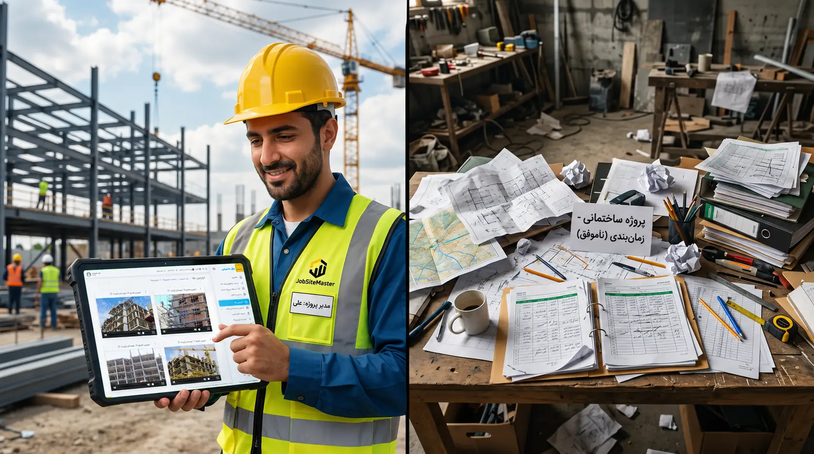 نرم افزار مدیریت پیمانکاری JobSiteMaster